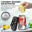 Can Opener, Corkscrew, Can Opener, Beer Can Opener, Soda Can Opener Suitable for most 19 oz beverage cans