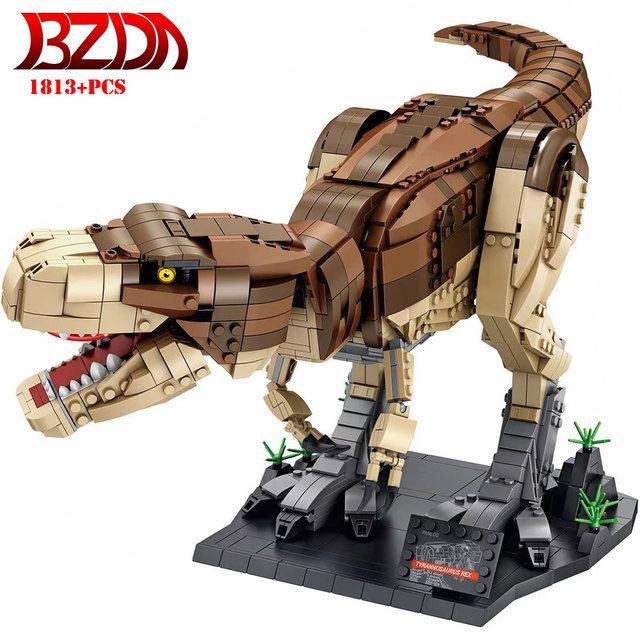 Dinosaur Blocks Jurassic Park Indominus Rex Dinosaur World voltron Building Blocks Dino Dragon Toy Boy Toys Kids Gifts