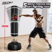 Genki 185cm Hydraulic Free Standing Punching Boxing Kicking Bag Stand Black