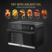 Maxkon 30L 18-In-1 Large Oil Free Air Fryer Convection Oven Cooker 1800W Dual Cook Function Black