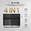 Maxkon 30L 18-In-1 Large Oil Free Air Fryer Convection Oven Cooker 1800W Dual Cook Function Black