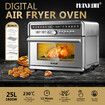 Maxkon 10-In-1 Oil Free Digital Air Fryer Convection Oven Cooker 25L 1800W Silver