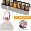 Multi-use Self-adhesive Spice Organizer Rack Seasoning Bottle Storage Rack Under Desk Drawer Hidden Kitchen Supplies Storage