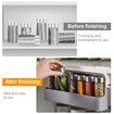 Multi-use Self-adhesive Spice Organizer Rack Seasoning Bottle Storage Rack Under Desk Drawer Hidden Kitchen Supplies Storage