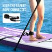 GENKI Stand Up Paddle Board 2 in1 Inflatable SUP Surfboard Kayak Purple