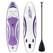 GENKI Stand Up Paddle Board 2 in1 Inflatable SUP Surfboard Kayak Purple