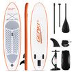 GENKI SUP Inflatable Stand Up Paddle Board 2 in1 Surfboard Kayak Orange