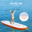 GENKI SUP Inflatable Stand Up Paddle Board 2 in1 Surfboard Kayak Orange