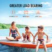 GENKI SUP Inflatable Stand Up Paddle Board 2 in1 Surfboard Kayak Orange