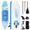 GENKI 2 in 1 SUP Inflatable Stand Up Paddle Board Surfboard Kayak Blue