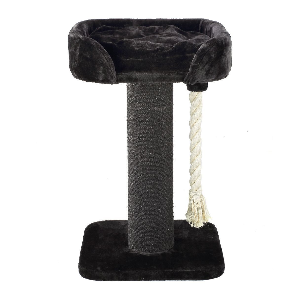 101Cm Cat Scratching Post Climbing Tree Gym Pole W/ Rope, Soft Plush Mat