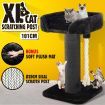 101Cm Cat Scratching Post Climbing Tree Gym Pole W/ Rope, Soft Plush Mat