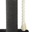 101Cm Cat Scratching Post Climbing Tree Gym Pole W/ Rope, Soft Plush Mat