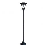 Elegant Weather Resistant Solar Powered Garden Lamp Post Light For Park Lawn