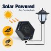 Weather Resistant Solar Powered Garden Lamp Post Light Bright White Color