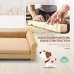 XL Soft Well Padded Dog Bed Pet Sofa W/Flannelette Cover Diry Proof, Max 50Kg