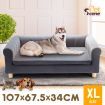 XL Soft Well Padded Dog Bed Pet Sofa W/Flannelette Cover Diry Proof, Max 50Kg