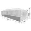 3X9M Waterproof Uv Block Wall Outdoor Gazebo Party Marquee Tent W/Windows