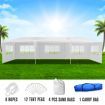 3X9M Waterproof Uv Block Wall Outdoor Gazebo Party Marquee Tent W/Windows