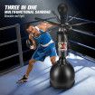 Genki Free Standing Punching Boxing Kicking Bag Stand Adjustable Height Rotating Arm