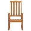 Rocking Chair with Cushions Solid Acacia Wood