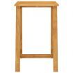 3 Piece Garden Bar Set with Cushions Brown
