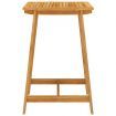 3 Piece Garden Bar Set with Cushions Brown