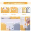 Baby Playpen Activity Centre Fence Room Kids Barrier Child Enclosure Safety Gate Toddler Play Yard Foldable Car Design 20 Panels