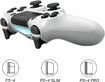 Wireless Game Controller Compatible with PS-4/Pro Console (White)