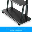 40 to 100 Inch Mobile TV Stand Freestanding TV Bracket Adjustable Television Mount