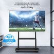 40 to 100 Inch Mobile TV Stand Freestanding TV Bracket Adjustable Television Mount