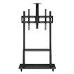 40 to 100 Inch Mobile TV Stand Freestanding TV Bracket Adjustable Television Mount