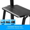 40 to 65 Inch Mobile TV Floor Stand Freestanding Television Bracket Adjustable TV Mount