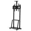 40 to 65 Inch Mobile TV Floor Stand Freestanding Television Bracket Adjustable TV Mount