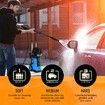 Electric Smart High Pressure Washer Cleaner Water Cleaning Sprayer LCD with Spray Gun Hose