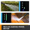 Electric Smart High Pressure Washer Cleaner Water Cleaning Sprayer LCD with Spray Gun Hose