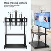 60 to 110 Inch Mobile TV Stand Freestanding TV Bracket Adjustable Television Mount