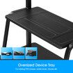 60 to 110 Inch Mobile TV Stand Freestanding TV Bracket Adjustable Television Mount