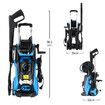 Smart High Pressure Washer Electric Cleaner Water Cleaning Sprayer LCD with Spray Gun Hose