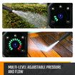 Smart High Pressure Washer Electric Cleaner Water Cleaning Sprayer LCD with Spray Gun Hose