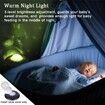 White Noise Machine Baby for Sleeping with Night Light| Starry| Ambient Light (Black)