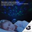 White Noise Machine Baby for Sleeping with Night Light| Starry| Ambient Light (Black)