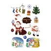 8p Christmas Temporary Tattoos Waterproof Hot Stamping Stickers Face Body