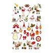 8p Christmas Temporary Tattoos Waterproof Hot Stamping Stickers Face Body