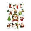 8p Christmas Temporary Tattoos Waterproof Hot Stamping Stickers Face Body