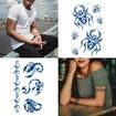 15p Semi Permanent Sleeve tattoos Full Arm Waterproof Long-Lasting 2-3 Weeks 11x8cm