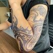 10p Semi Permanent Sleeve tattoos Full Arm Waterproof Long-Lasting 2-3 Weeks 46.5X15.5CM