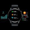 2021 Smart Watch Men Blood Pressure Heart Rate sport fitness Sleep monitoring Steel Black