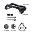 Bicycle Computer Camera Holder front Mount for iGPSPORT Garmin Bryton Wahoo Gopro phone etc Color Black