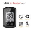 XOSS G+ GPS Bike Computer, Bluetooth Cycling Computer Waterproof MTB Tracker Fits All Bikes